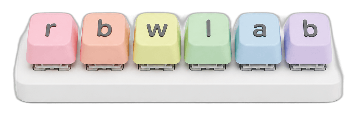 Fidget Keychain "rbwlab"